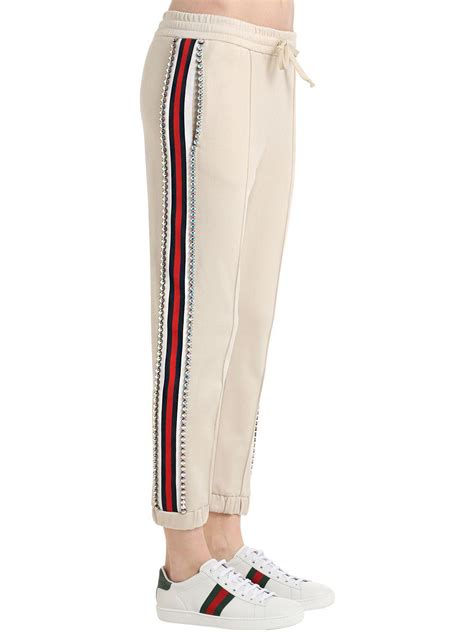 track pants gucci outlet|gucci track pants women's.